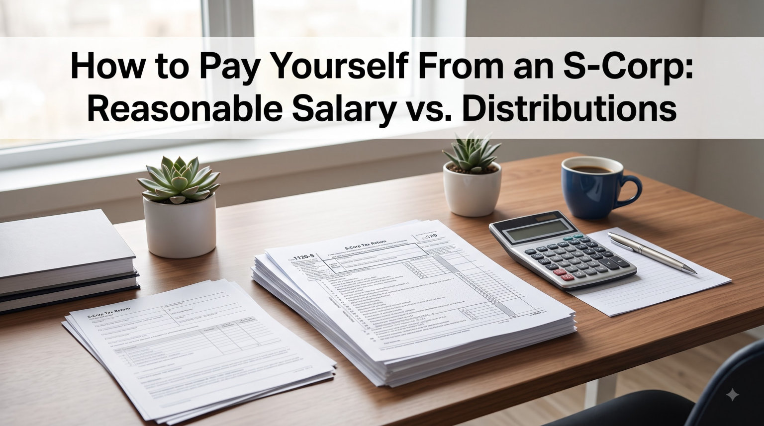 How to Pay Yourself From an S-Corp: Reasonable Salary vs. Distributions