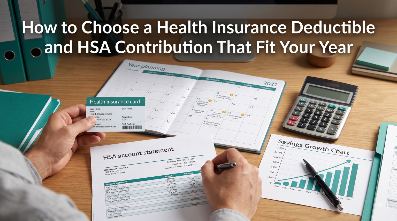 How to Choose a Health Insurance Deductible and HSA Contribution That Fit Your Year
