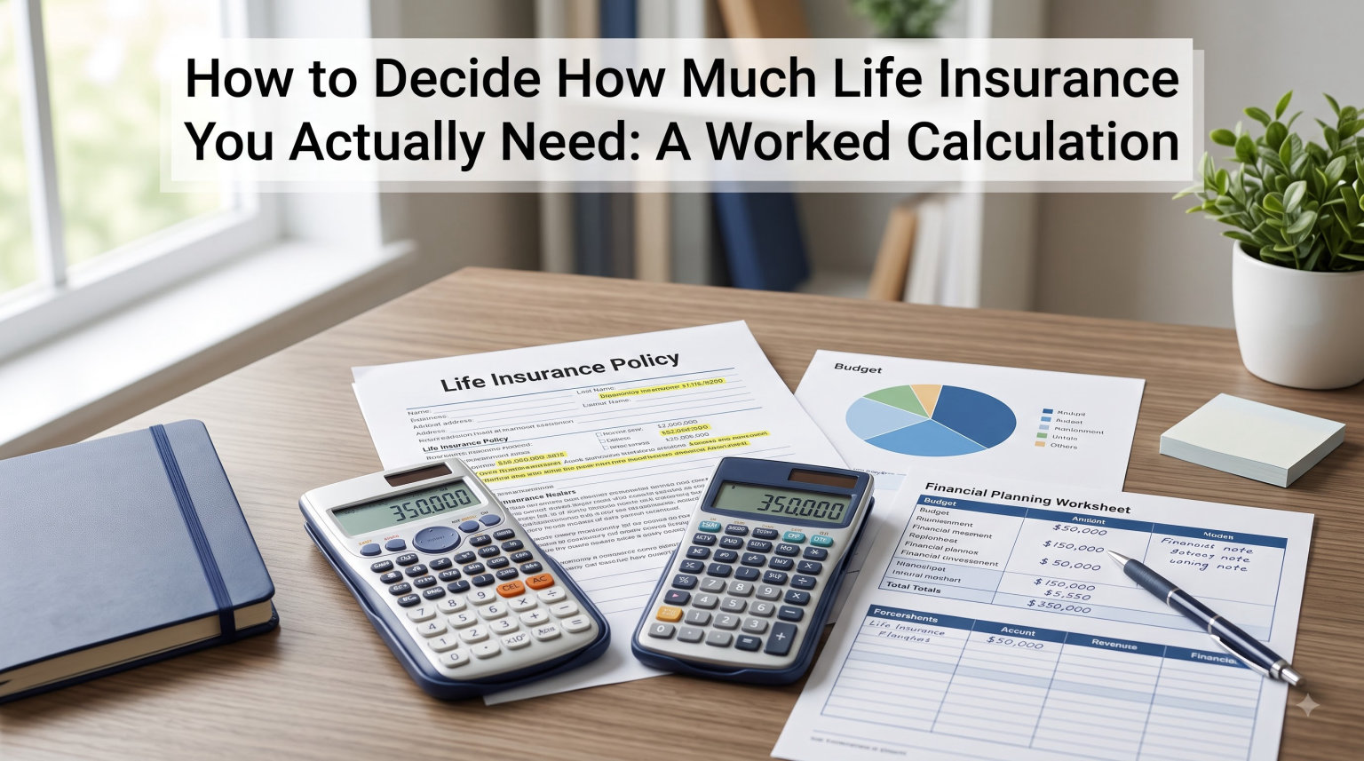 How to Decide How Much Life Insurance You Actually Need: A Worked Calculation