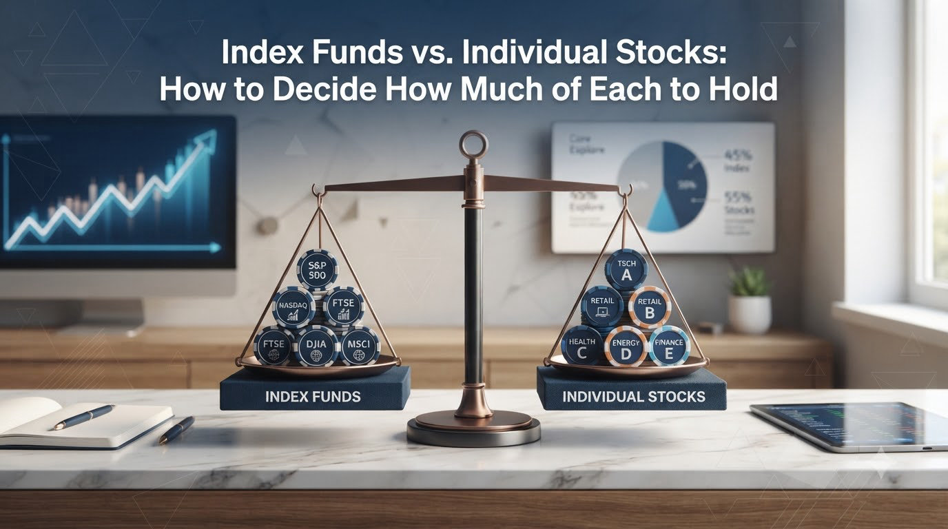 Index Funds vs. Individual Stocks: How to Decide How Much of Each to Hold
