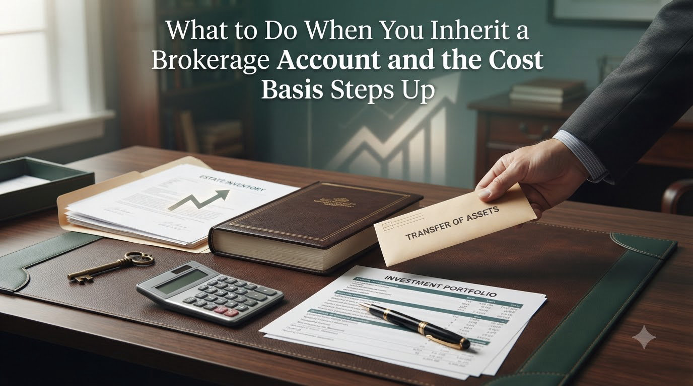 What to Do When You Inherit a Brokerage Account and the Cost Basis Steps Up