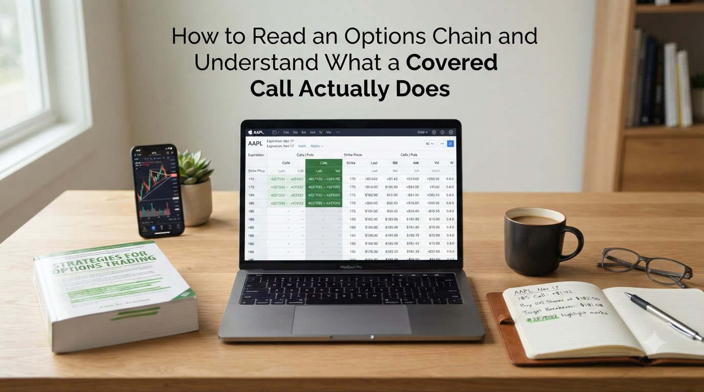How to Read an Options Chain and Understand What a Covered Call Actually Does