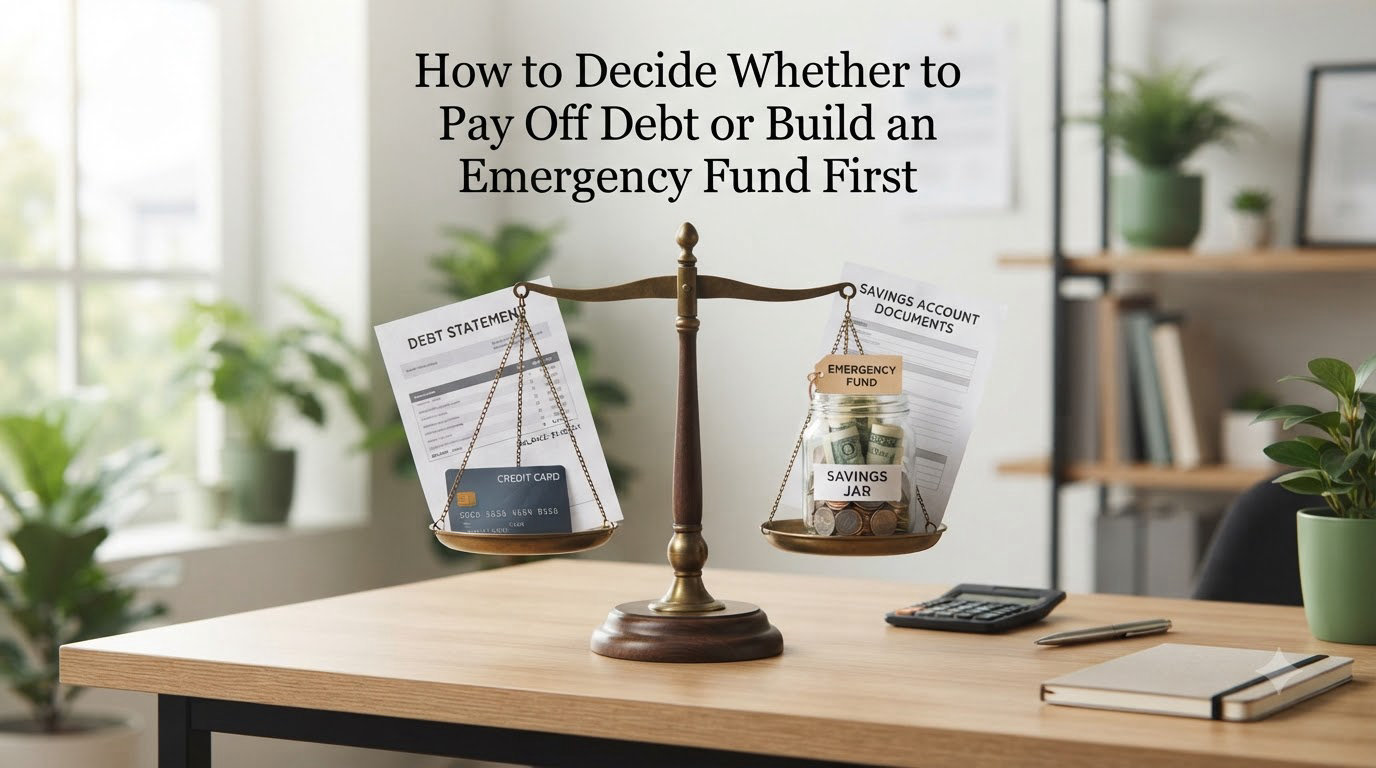 How to Decide Whether to Pay Off Debt or Build an Emergency Fund First