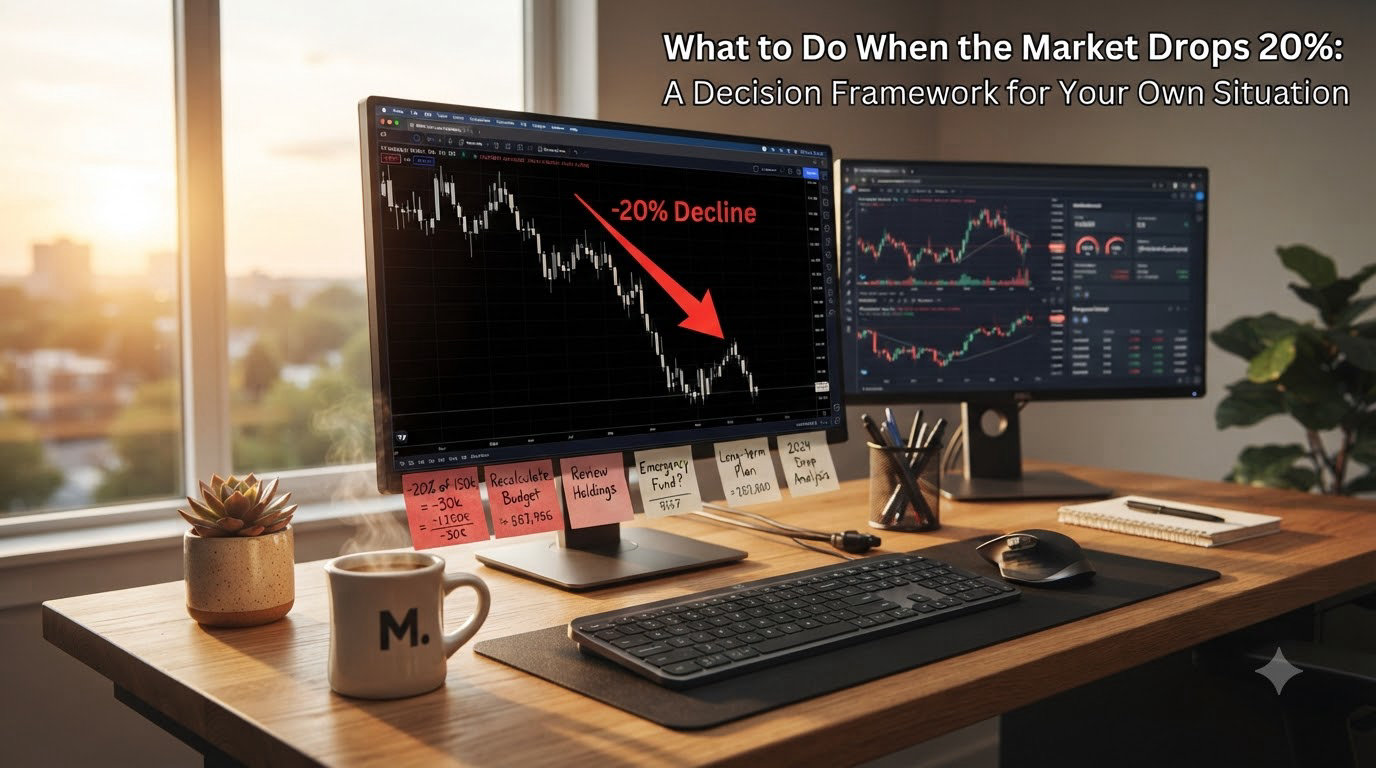 What to Do When the Market Drops 20%: A Decision Framework for Your Own Situation