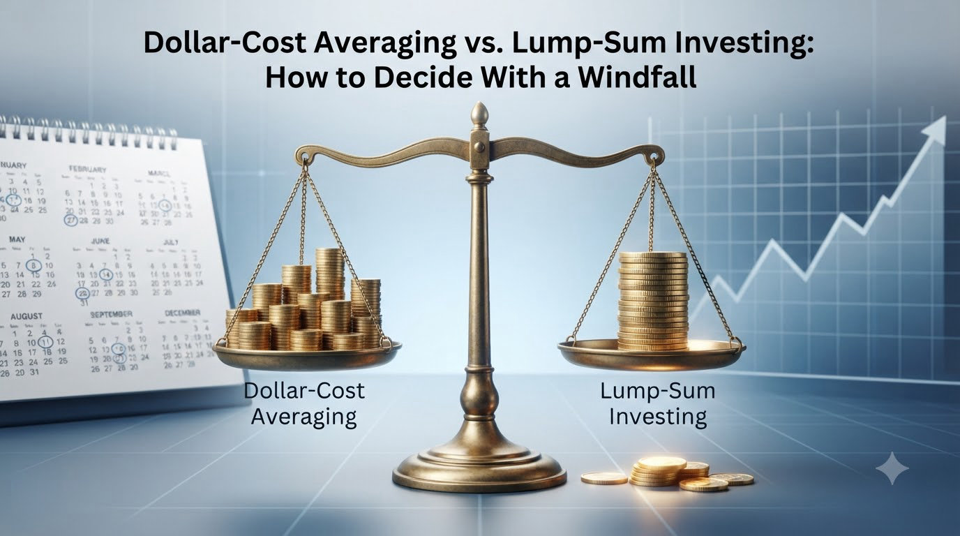 Dollar-Cost Averaging vs. Lump-Sum Investing: How to Decide With a Windfall