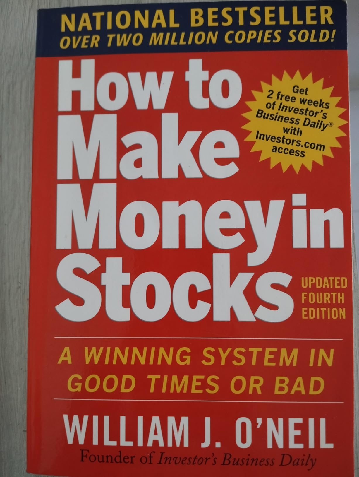 How to Make Money in Stocks: A Winning System in Good Times and Bad, Fourth Edition customer photo 2