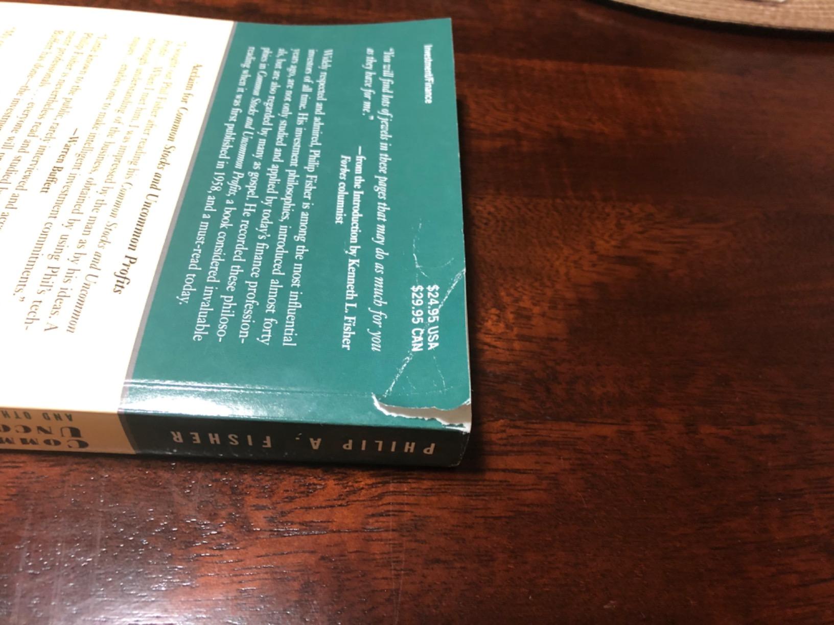 Common Stocks and Uncommon Profits and Other Writings (Wiley Investment Classics) customer photo 1