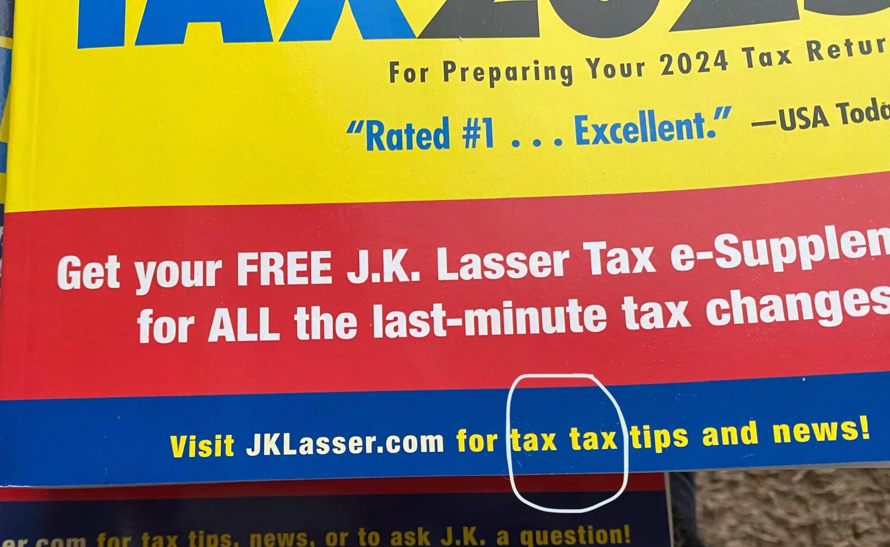 J.K. Lasser's Your Income Tax 2025: For Preparing Your 2024 Tax Return customer photo 1