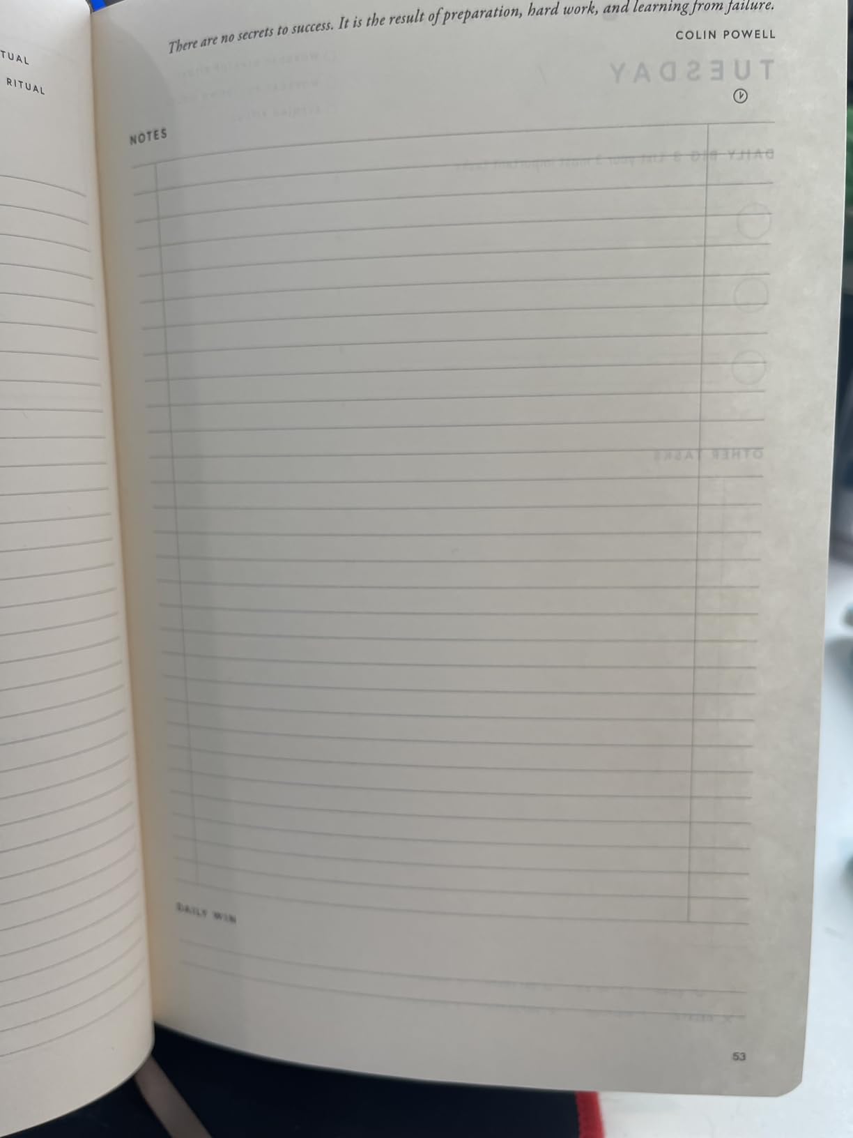 Full Focus Navy Linen Planner by Michael Hyatt - The #1 Daily Planner to Increase Focus, Eliminate Overwhelm, and Achieve Your Biggest Goals - Hardcover customer photo 2