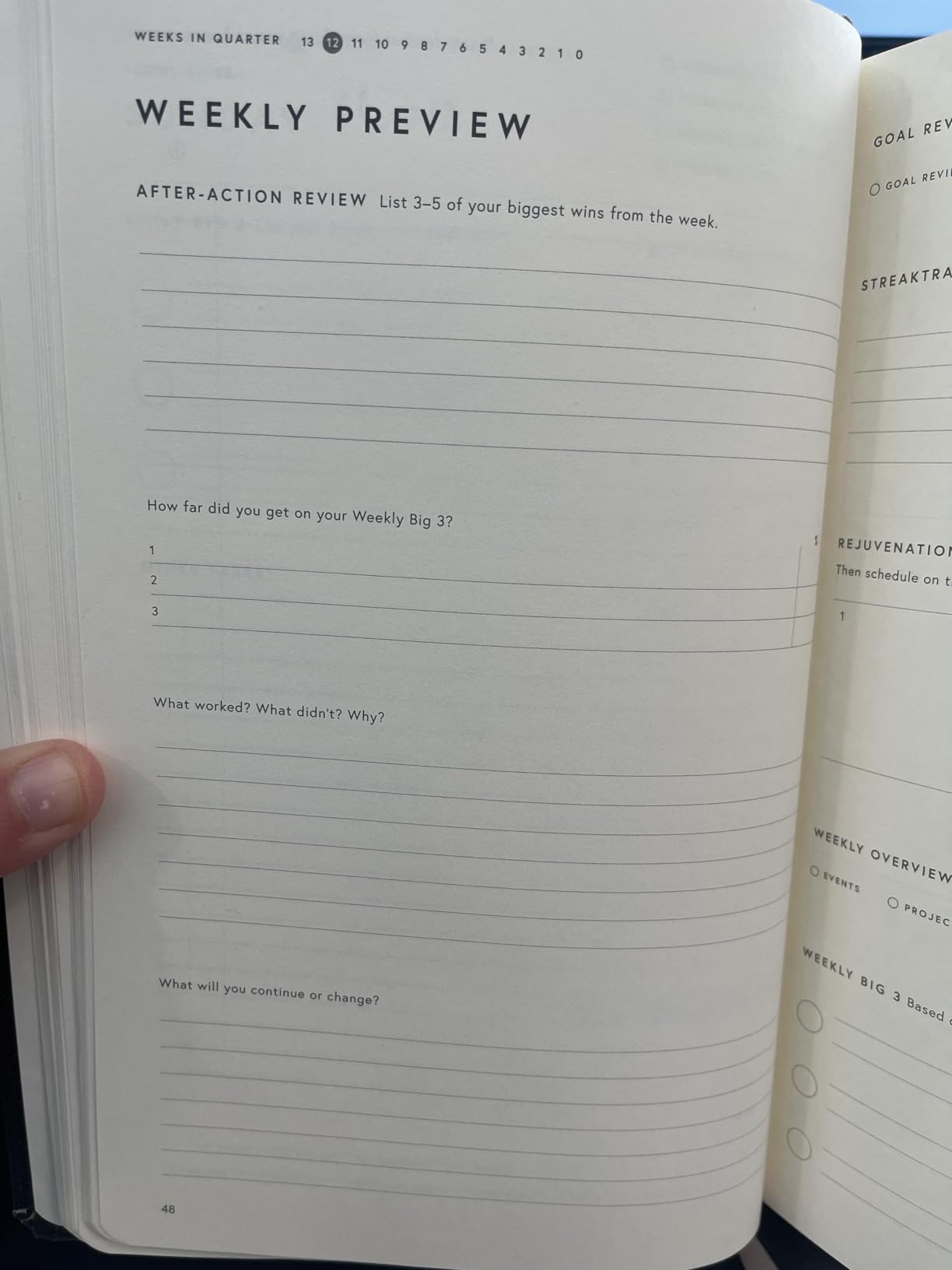 Full Focus Gray Linen Planner by Michael Hyatt - The #1 Daily Planner to Increase Focus, Eliminate Overwhelm, and Achieve Your Biggest Goals - Hardcover customer photo 1