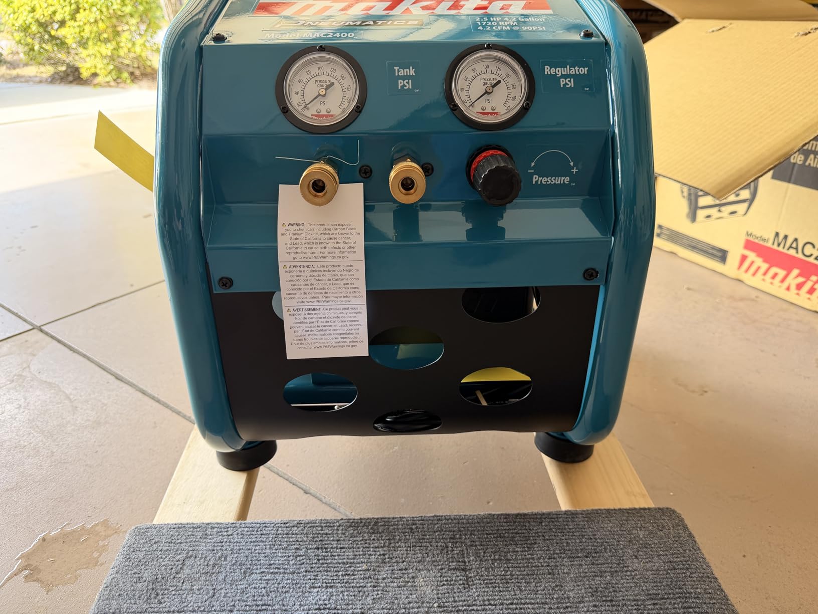 Makita MAC2400 2.5 HP Big Bore Air Compressor customer photo 2