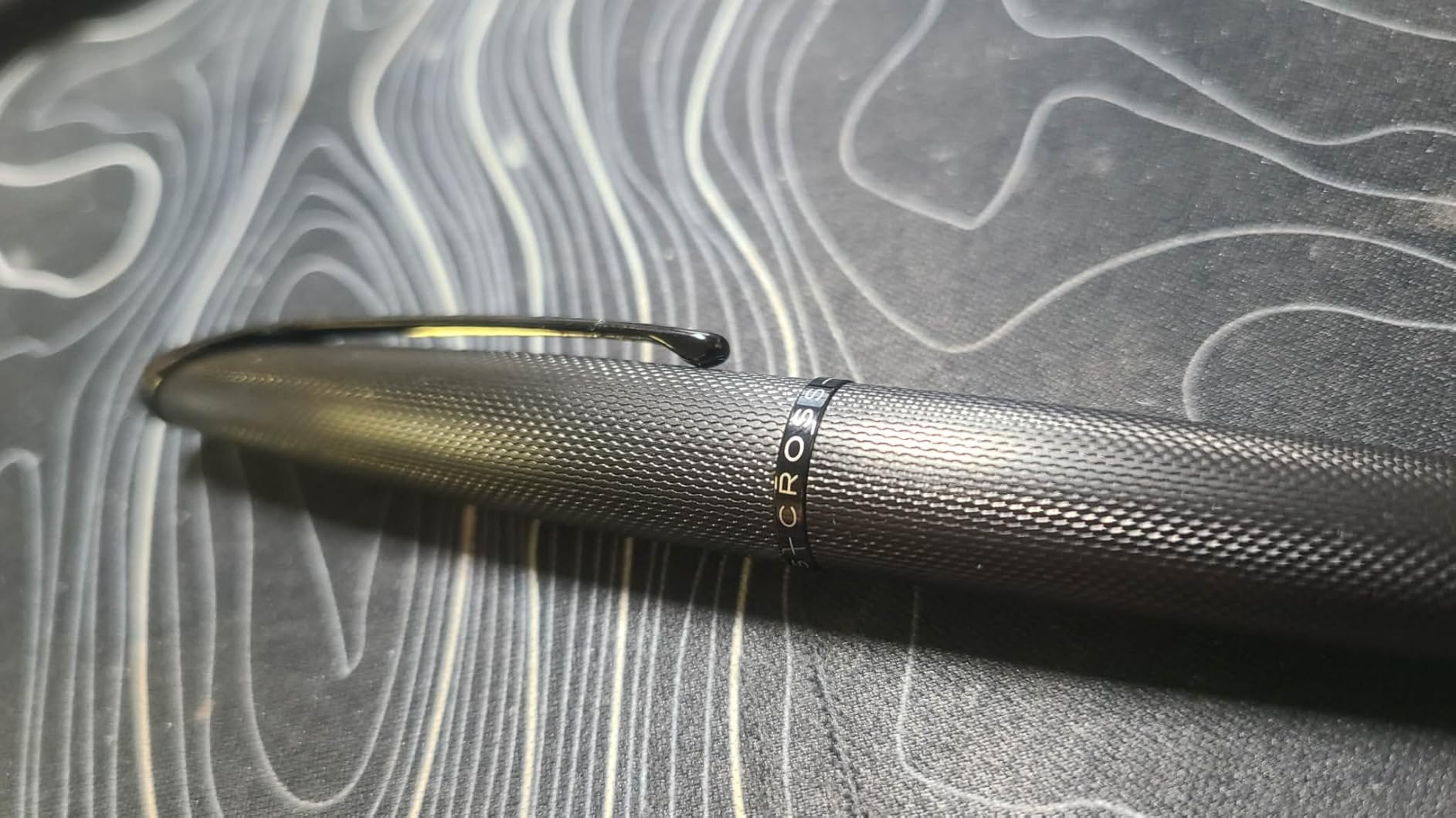 Cross ATX Pure Chrome Rollerball Pen, Medium Point, Black Ink | Luxury Rollerball Pen, Refillable, Smooth Writing, Comfortable Grip, Long-Lasting, Professional Office, Luxury Gift Box customer photo 1