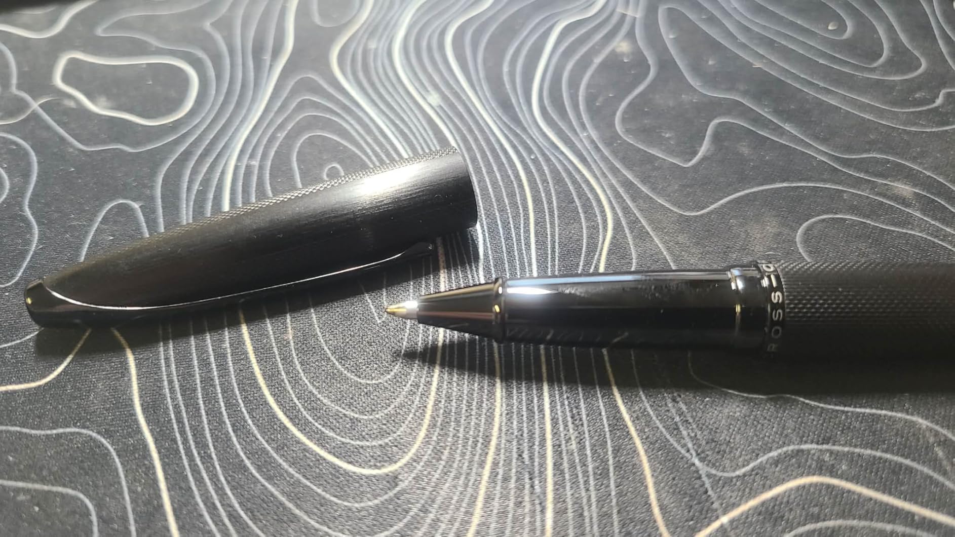 Cross ATX Pure Chrome Rollerball Pen, Medium Point, Black Ink | Luxury Rollerball Pen, Refillable, Smooth Writing, Comfortable Grip, Long-Lasting, Professional Office, Luxury Gift Box customer photo 2