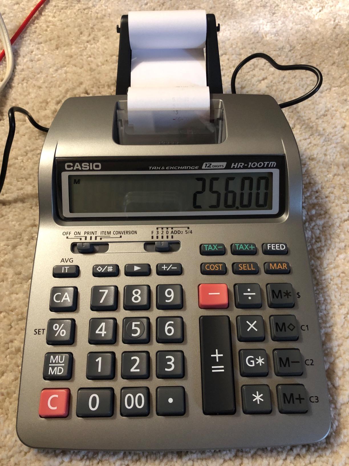 Casio Inc. HR-100TM Business Calculator customer photo 2