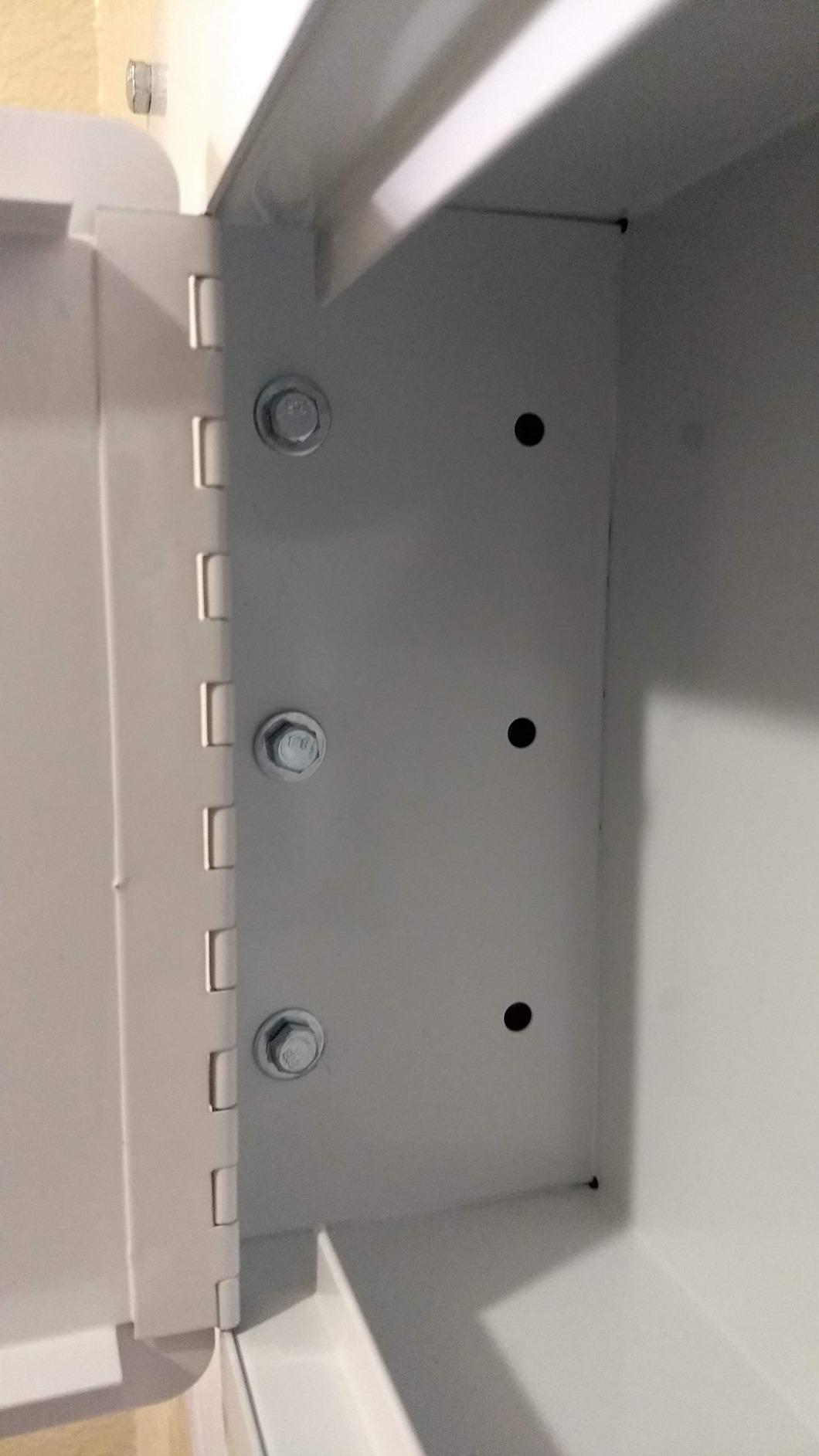 Homak First Watch Between The Studs High Security Steel Wall Safe, White | Concealable safe customer photo 2