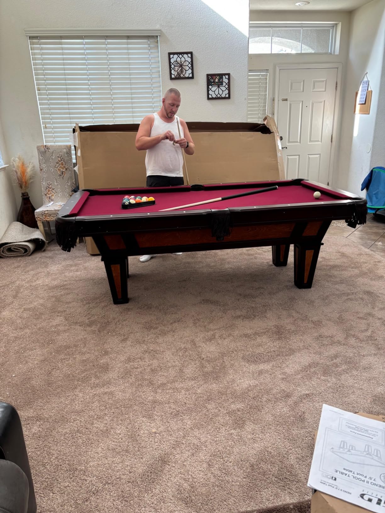 Fat Cat Reno 7.5 Foot Pool Table customer photo 1