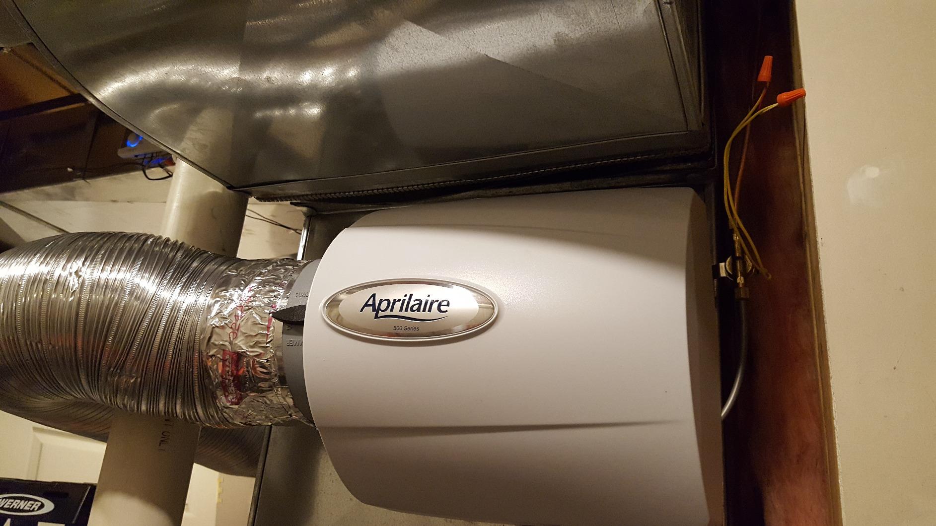 AprilAire 500 Whole-House Humidifier, Automatic Compact Furnace Humidifier for Homes up to 3,600 Sq. Ft. customer photo 2