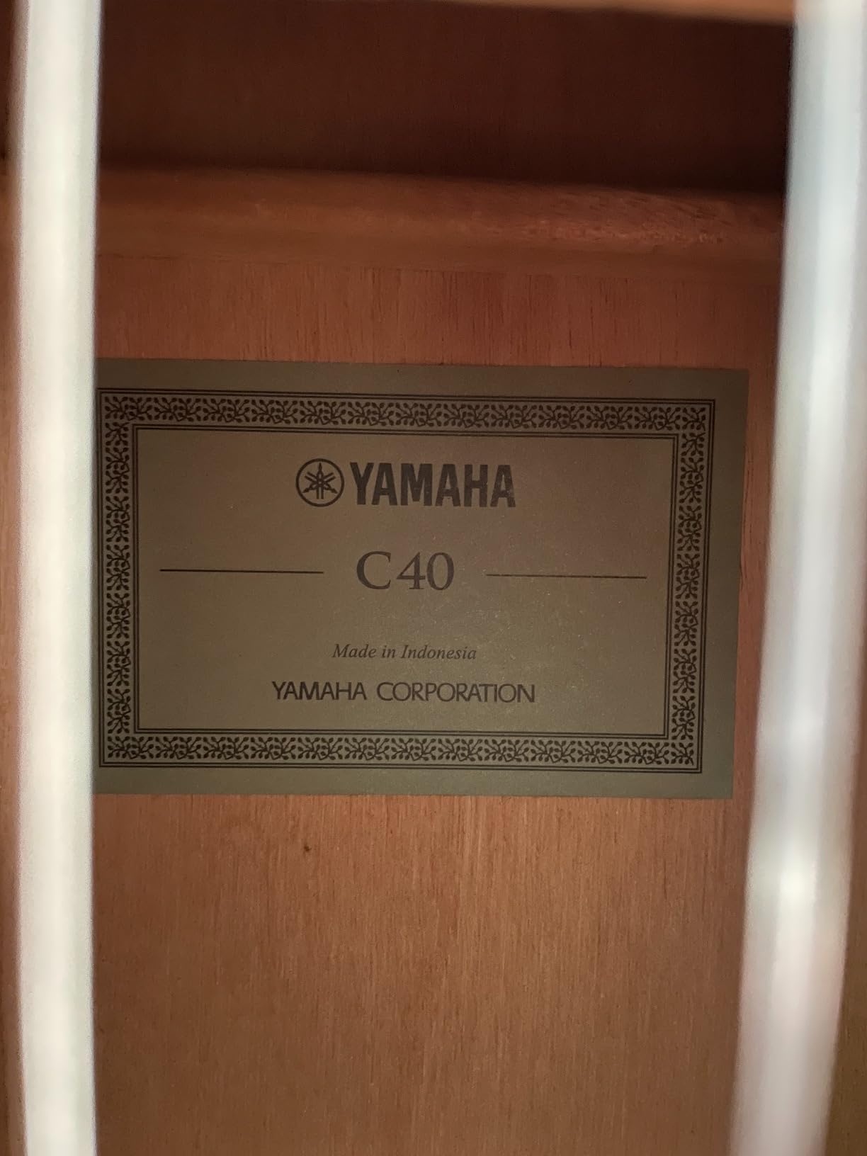 Yamaha C40II Classical Guitar, Full Size With Rosewood Fingerboard and Bridge, Natural customer photo 1