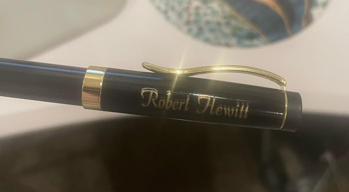 Executive Gift Shoppe | Personalized Ballpoint Pen & Pencil Set in Rosewood Box with Custom Engraving customer photo 1