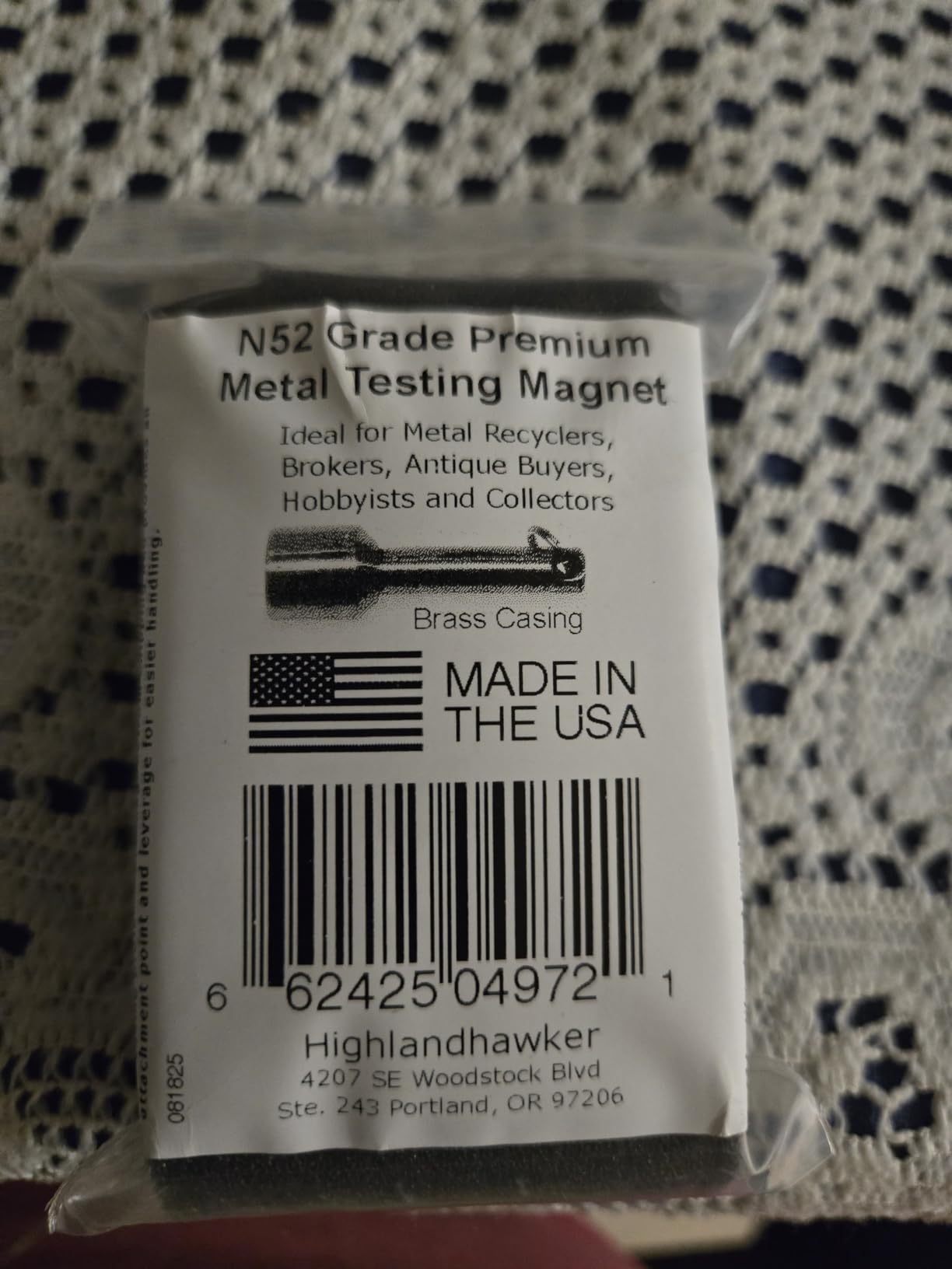 18 Pound Pull Strength Gold Silver Metals Jewelry Test Magnet customer photo 1