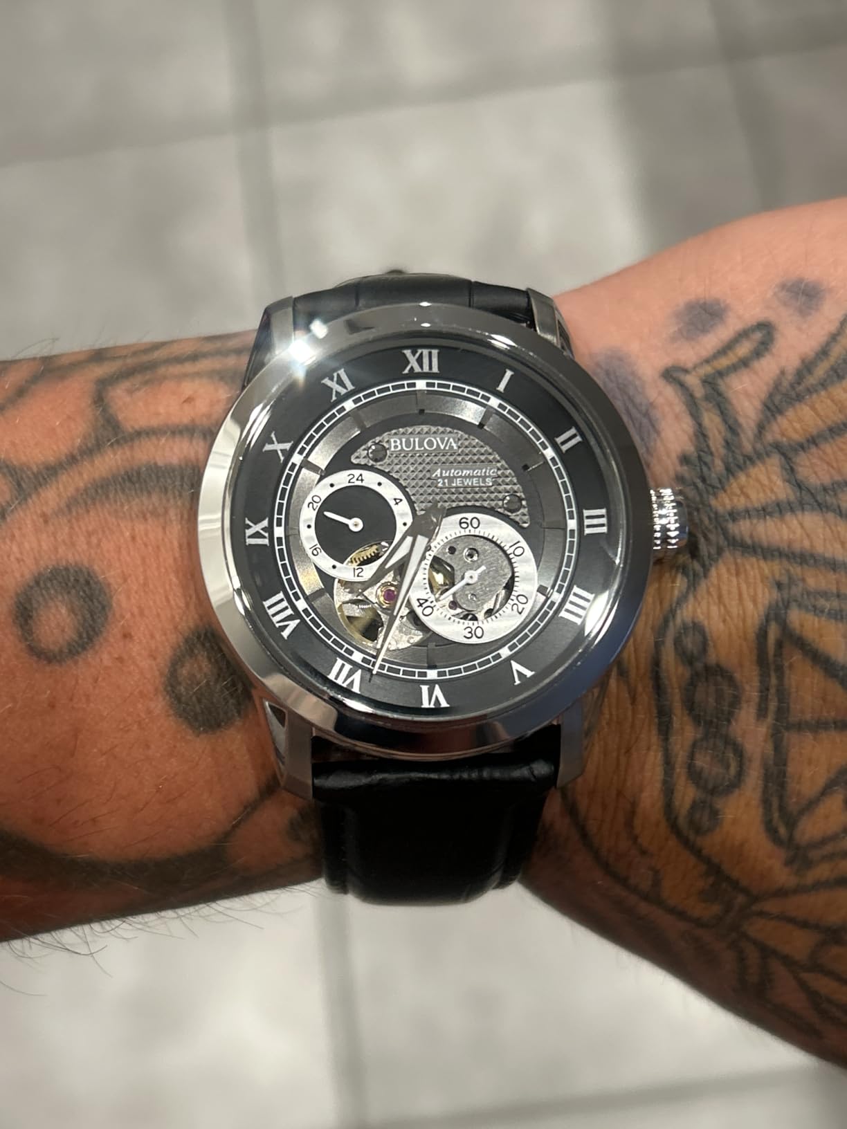 Bulova Men's Classic Sutton 4-Hand Automatic Watch, 42mm customer photo 2