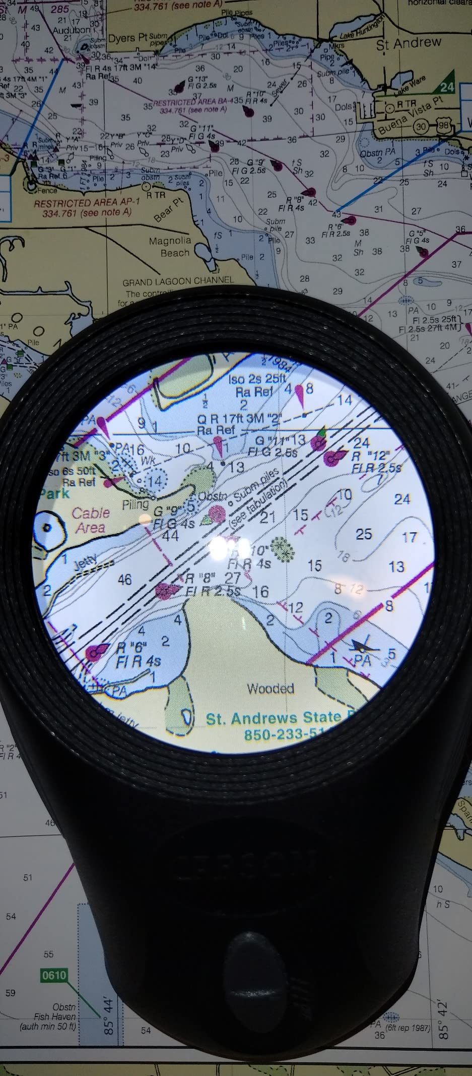 Carson LumiLoupe Ultra 5x LED Lighted Stand Loupe Magnifier with 3 Brightness Settings (LL-88) customer photo 2