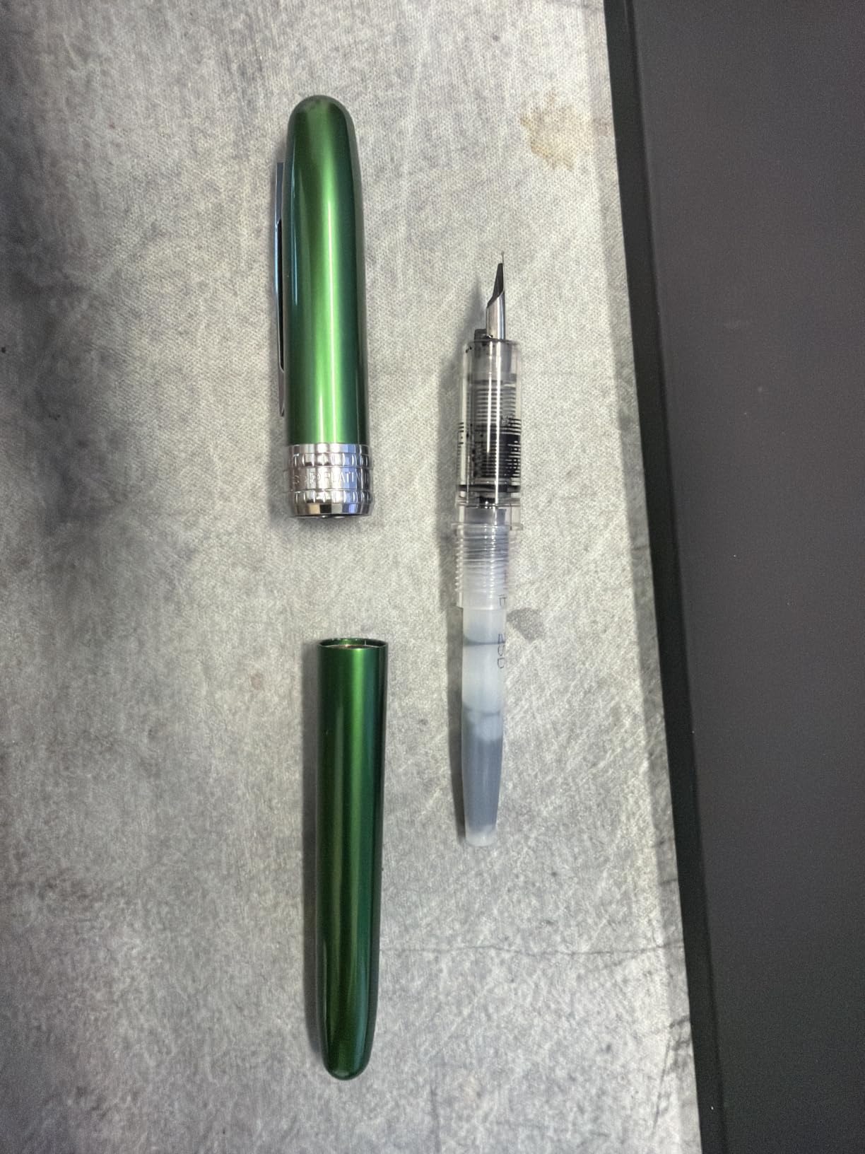 Platinum Fountain Pen, Plaisir Medium Nib, Frosty Blue (PGB-1000B-#57-M) customer photo 2