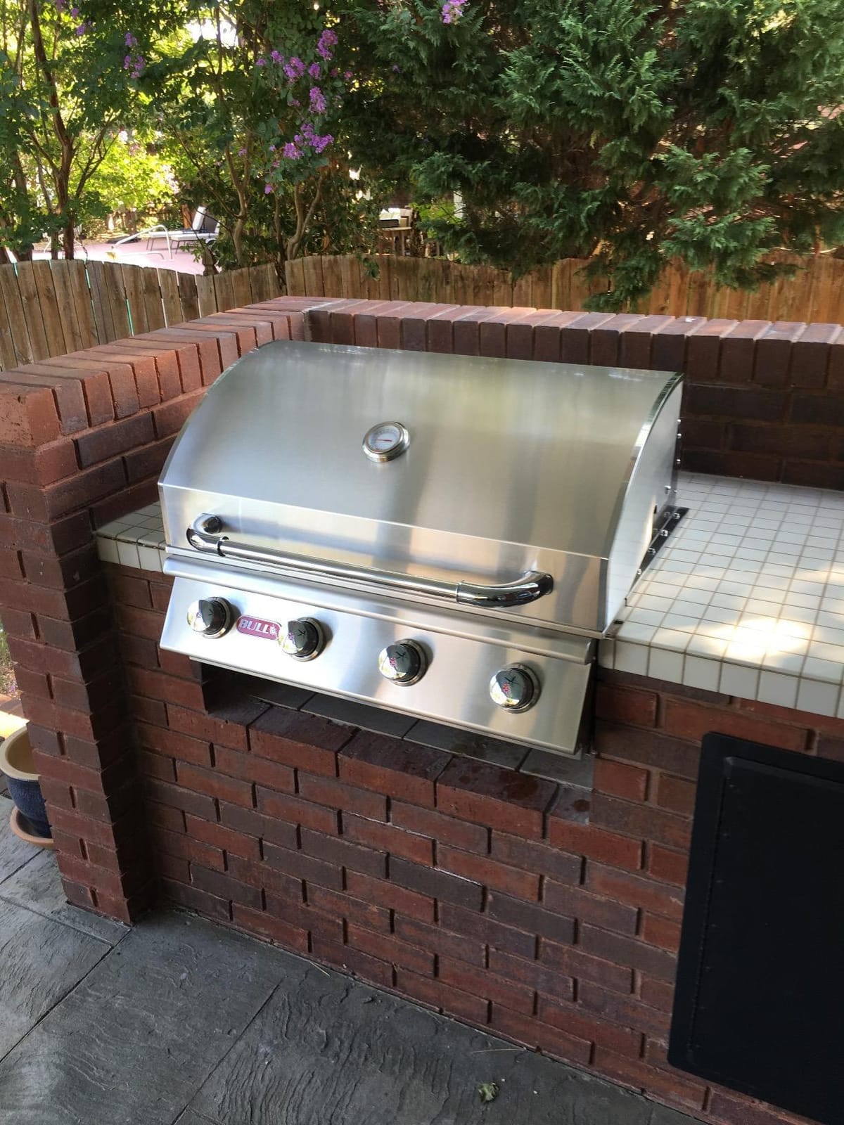 Bull Outdoor Products Outlaw 60,000 BTU Drop-In Grill Head - Stainless Steel, Natural Gas customer photo 2