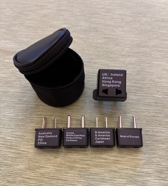 Ceptics International Worldwide Travel Plug Adapter 5 Piece Set, Great for Cell Phones, Battery Chargers, Laptops to Work in Most Countries customer photo 1
