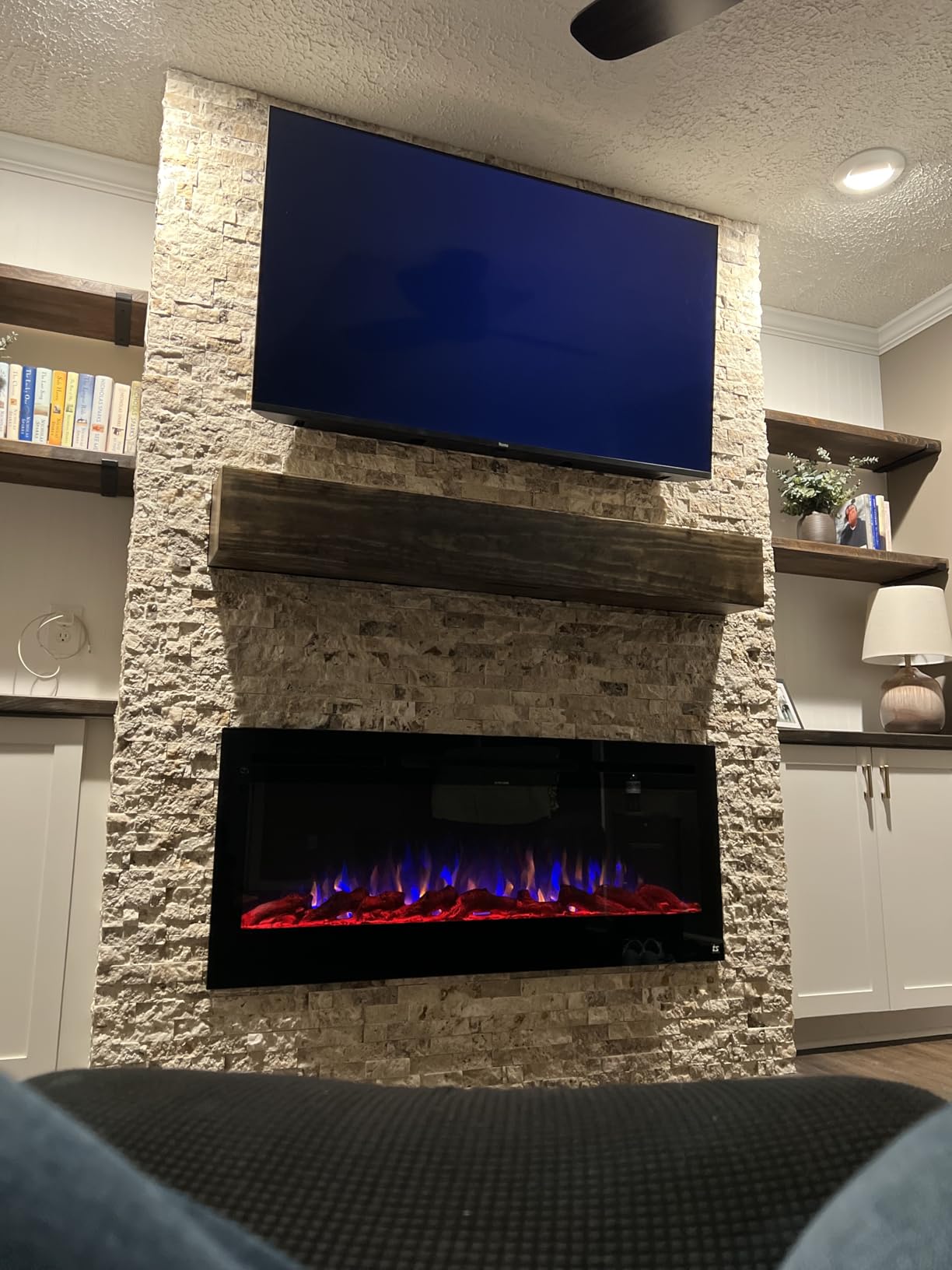 Touchstone Smart Electric Fireplace - The Sideline 50