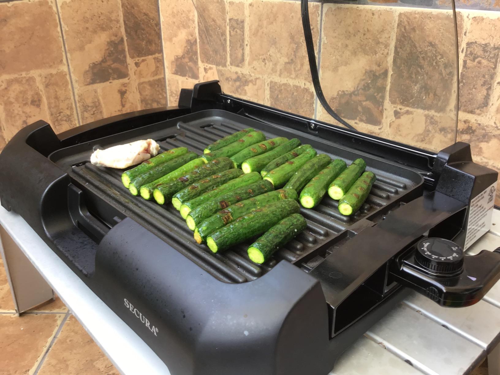 Secura Smokeless Indoor Grill 1800-Watt Electric Griddle with Reversible 2 in 1 Grill and Griddle Plates, Glass Lid, Extra Large Drip Tray customer photo 1