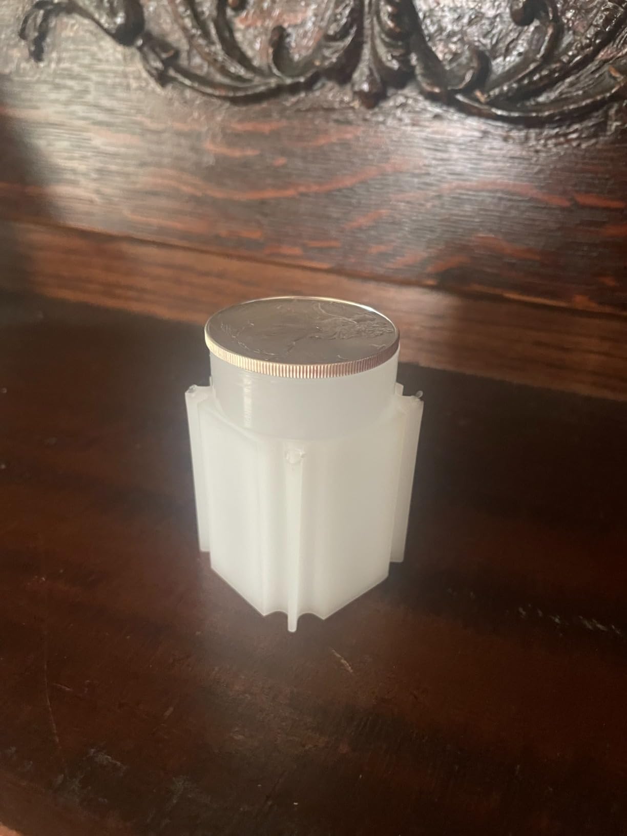 (10) Coinsafe Brand Square White Plastic (Large Dollar) Size Coin Storage Tube Holders customer photo 1