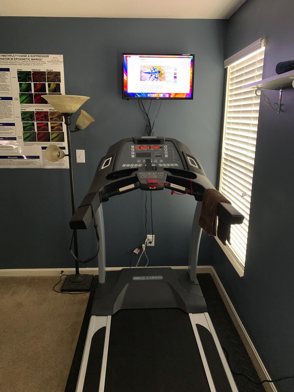 3G Cardio Elite Runner X Treadmill - Commercial Grade - FreeSync FTMS Bluetooth Connectivity - 4.0 HP - Large Ortho Flex Shock Suspension System Deck - Marathon Training - 400 lb Capacity customer photo 1