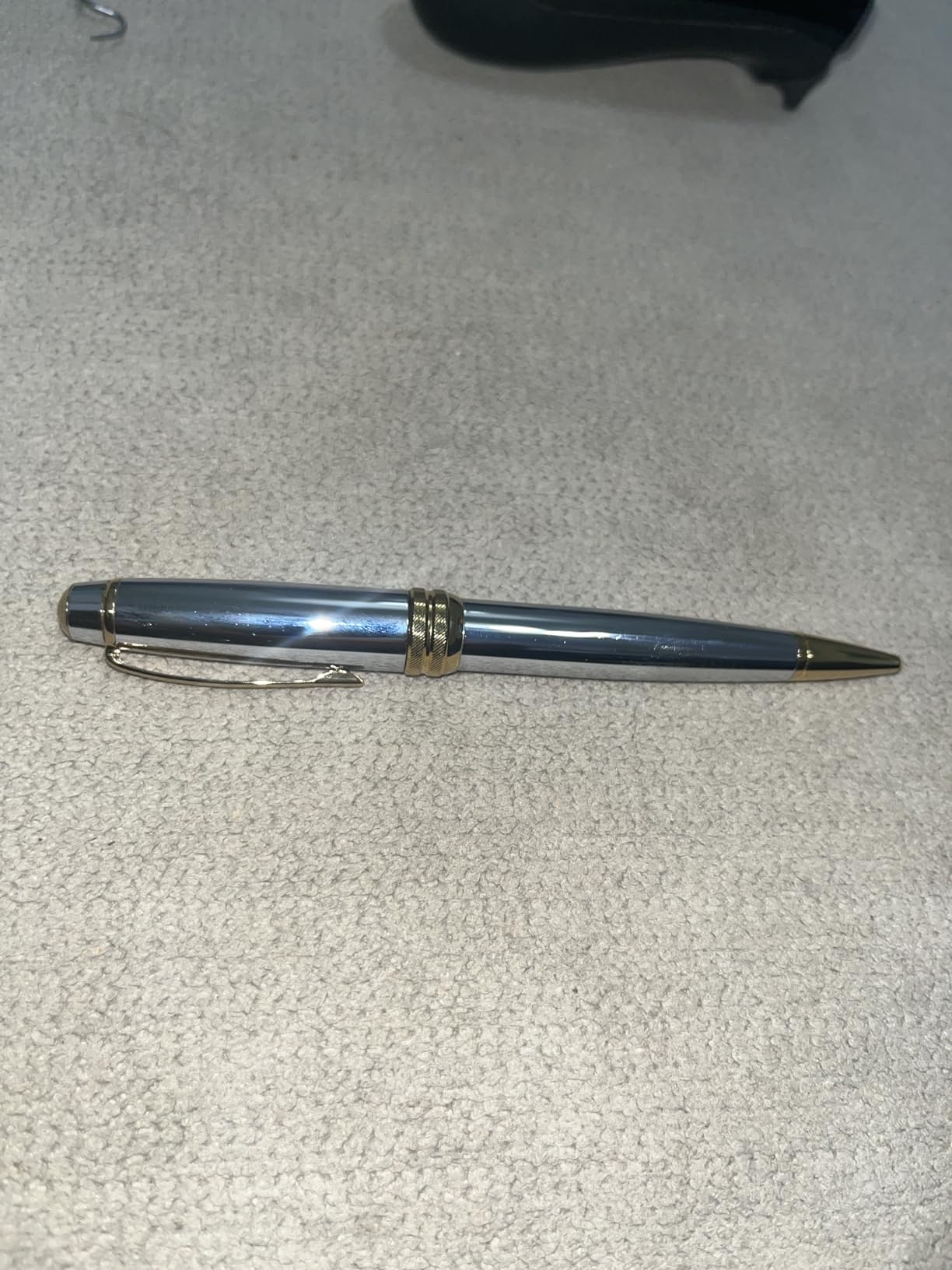 Cross Bailey Blue Lacquer Ballballpoint Pen, Medium Point, Black Ink customer photo 2