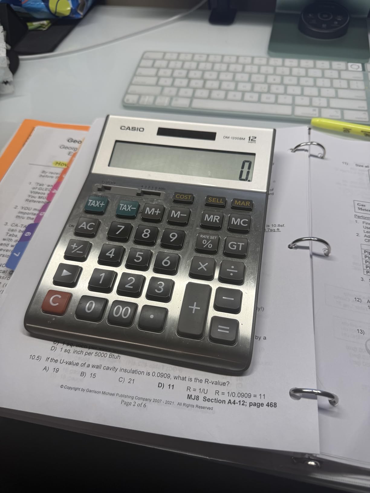 Casio DM-1200BM - Business Desktop Calculator with Cost/Sell/Margin & Tax Keys | Extra-Large 12-Digit Display, Kickstand | Ideal for Office & Finance Use, Silver customer photo 2