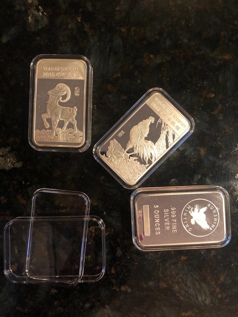 (10) Air-Tite Brand 5oz Silver Bar Holders for Scottsdale Bars, Silvertowne's Art Bars, and Silvertowne's Standard 5oz Bars customer photo 1