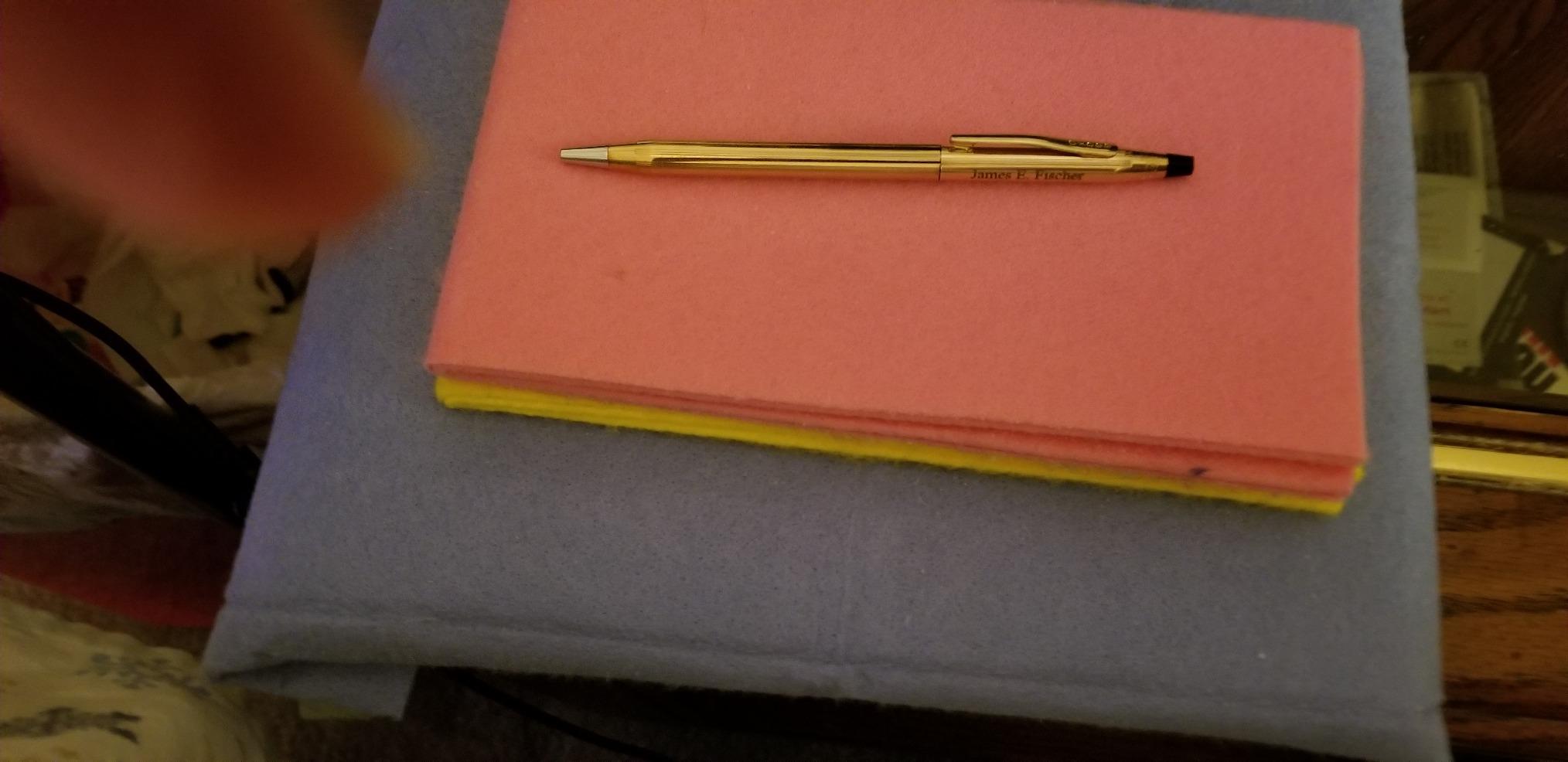 Cross Classic Century Ballpoint Pen, 23K Gold Plated, Custom Engraved - Retirement, Board Recognition, Promotion, or Executive Gift customer photo 2