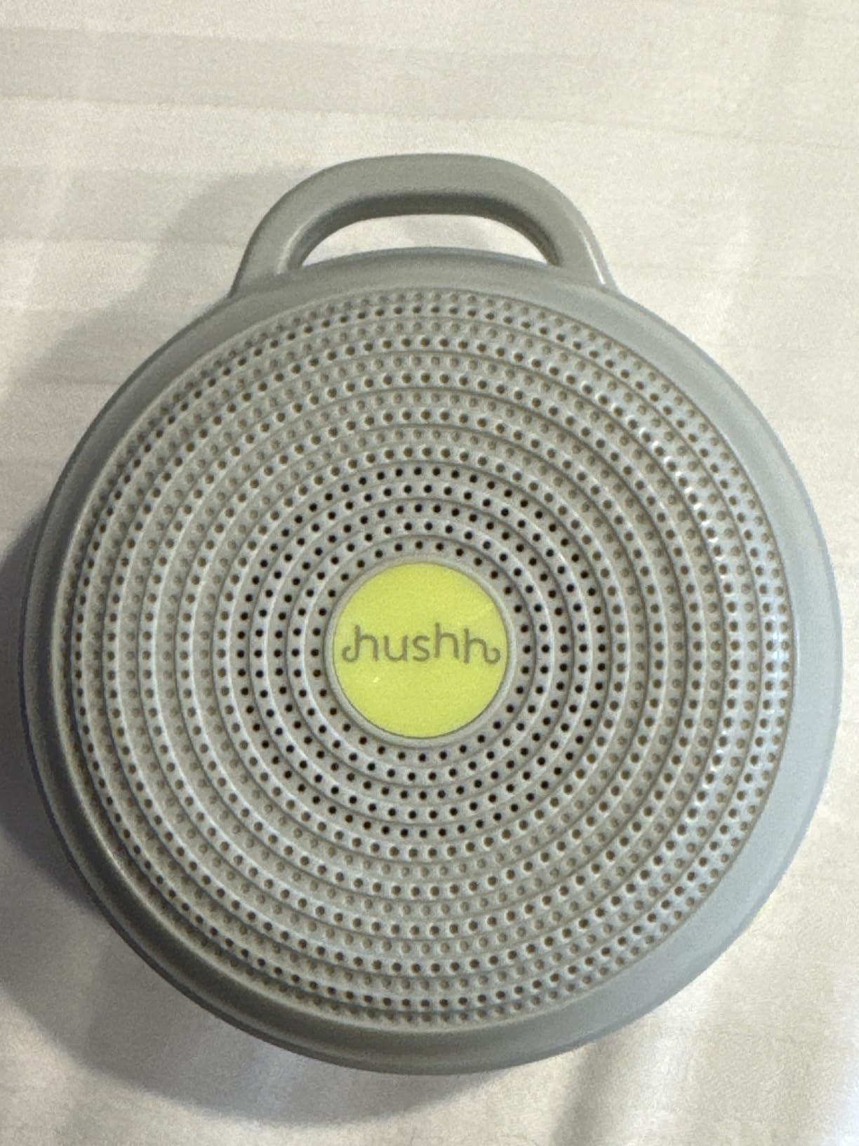 Hushh Portable White Noise Sound Machine for Baby, 3 Soothing Natural Sounds with Volume Control, Compact Size, Noise Canceling for Sleep Aid, Office Privacy, & Meditation, Registry Gift customer photo 1