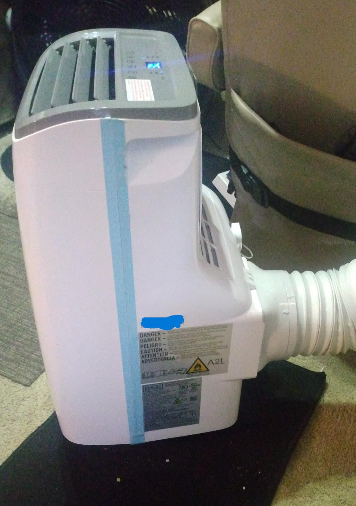 BLACK+DECKER Portable Air Conditioner, 9,000 BTU, BPACT08WT, White | 5,300 BTU SACC for Rooms up to 400 Sq. Ft., 3-in-1 Portable AC, Fan and Dehum customer photo 1