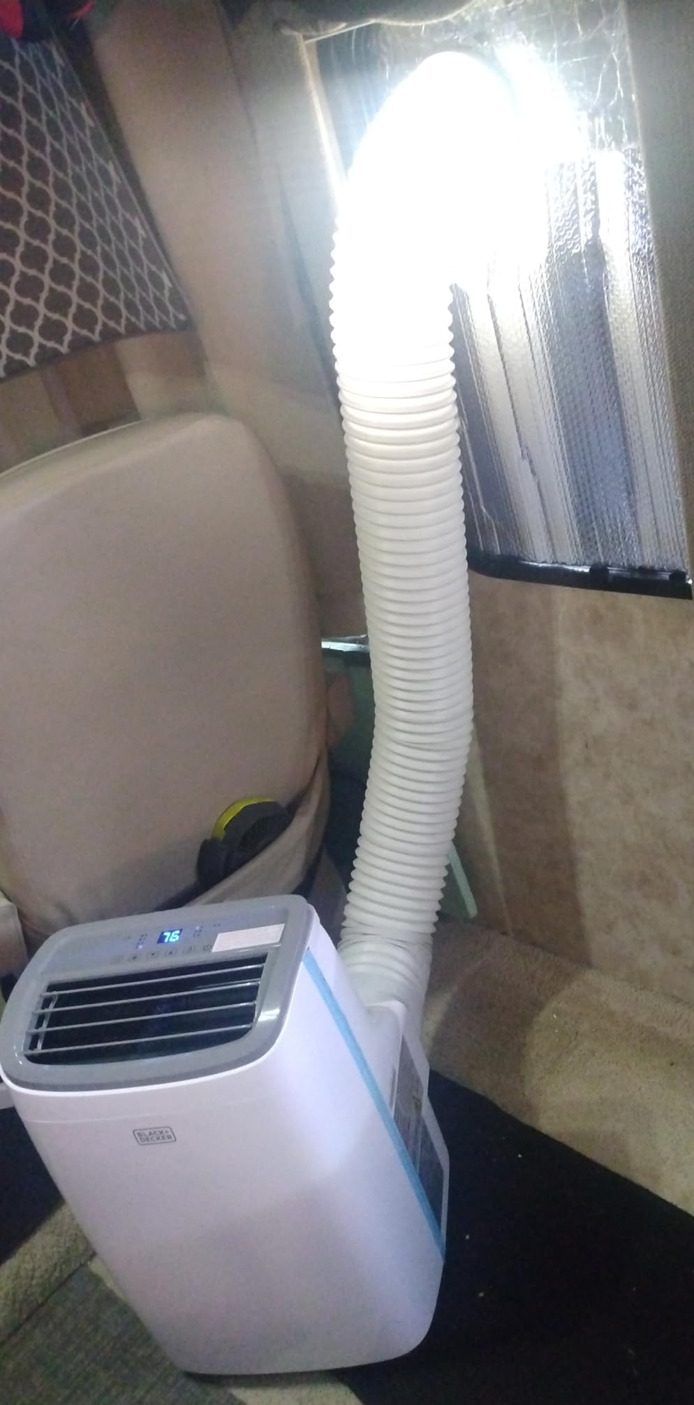 BLACK+DECKER Portable Air Conditioner, 9,000 BTU, BPACT08WT, White | 5,300 BTU SACC for Rooms up to 400 Sq. Ft., 3-in-1 Portable AC, Fan and Dehum customer photo 2