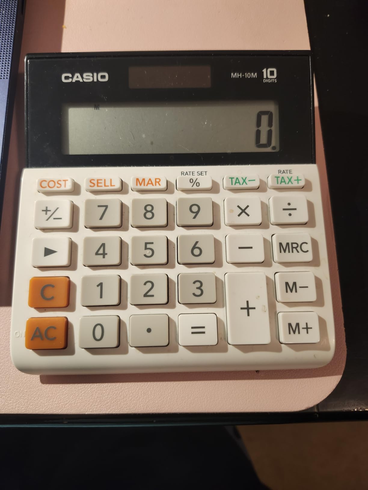 Casio MH-10M Desktop Calculator - Large 10-Digit Display | Cost/Sell/Margin & Tax Functions | Ideal for Home & Office Use customer photo 2