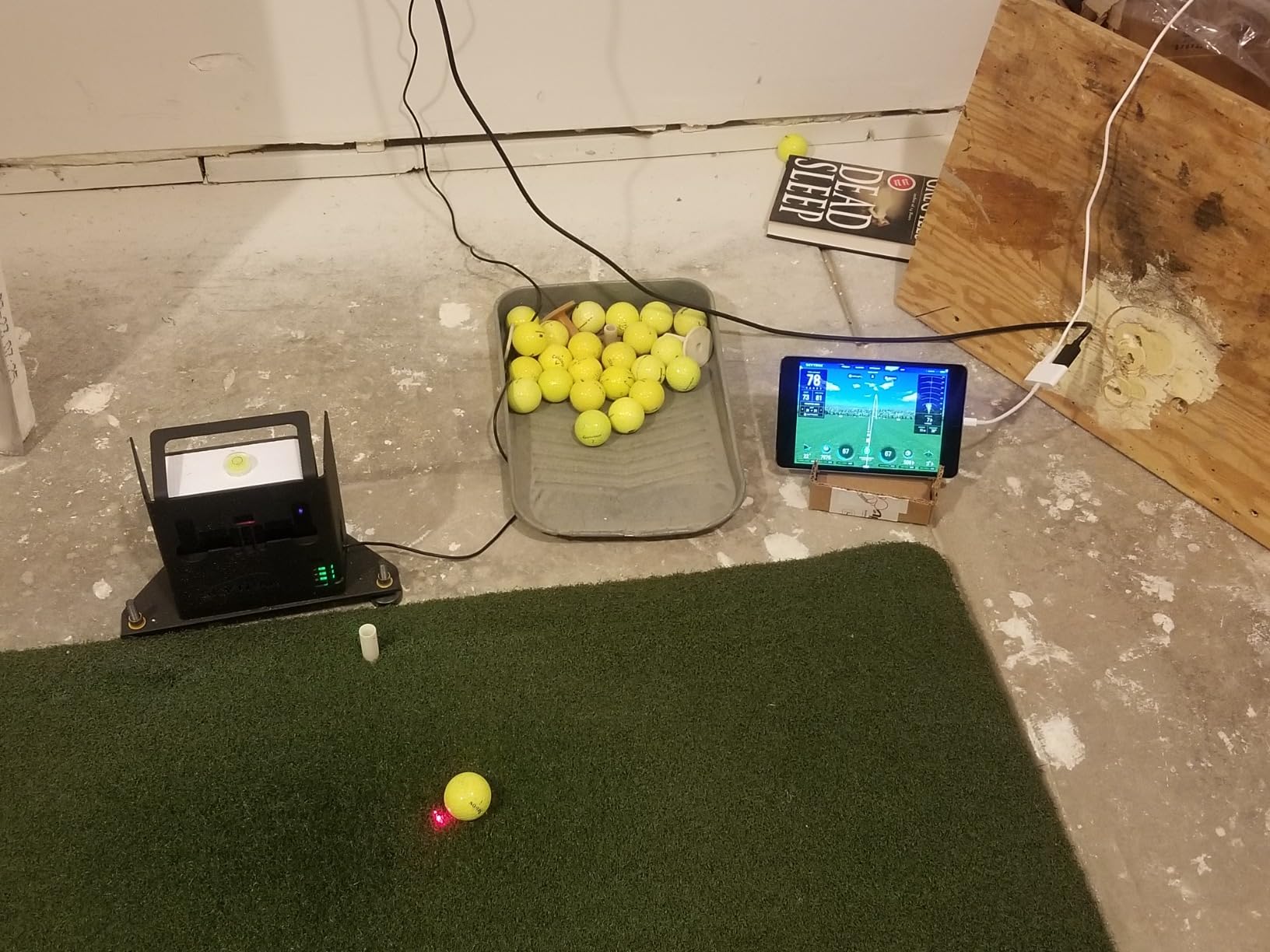 SKYTRAK Golf Launch Monitor | Photometric Technology for Ball Speed, Carry & Total Distance, Spin Rates, Launch & Shot Shape Data customer photo 1