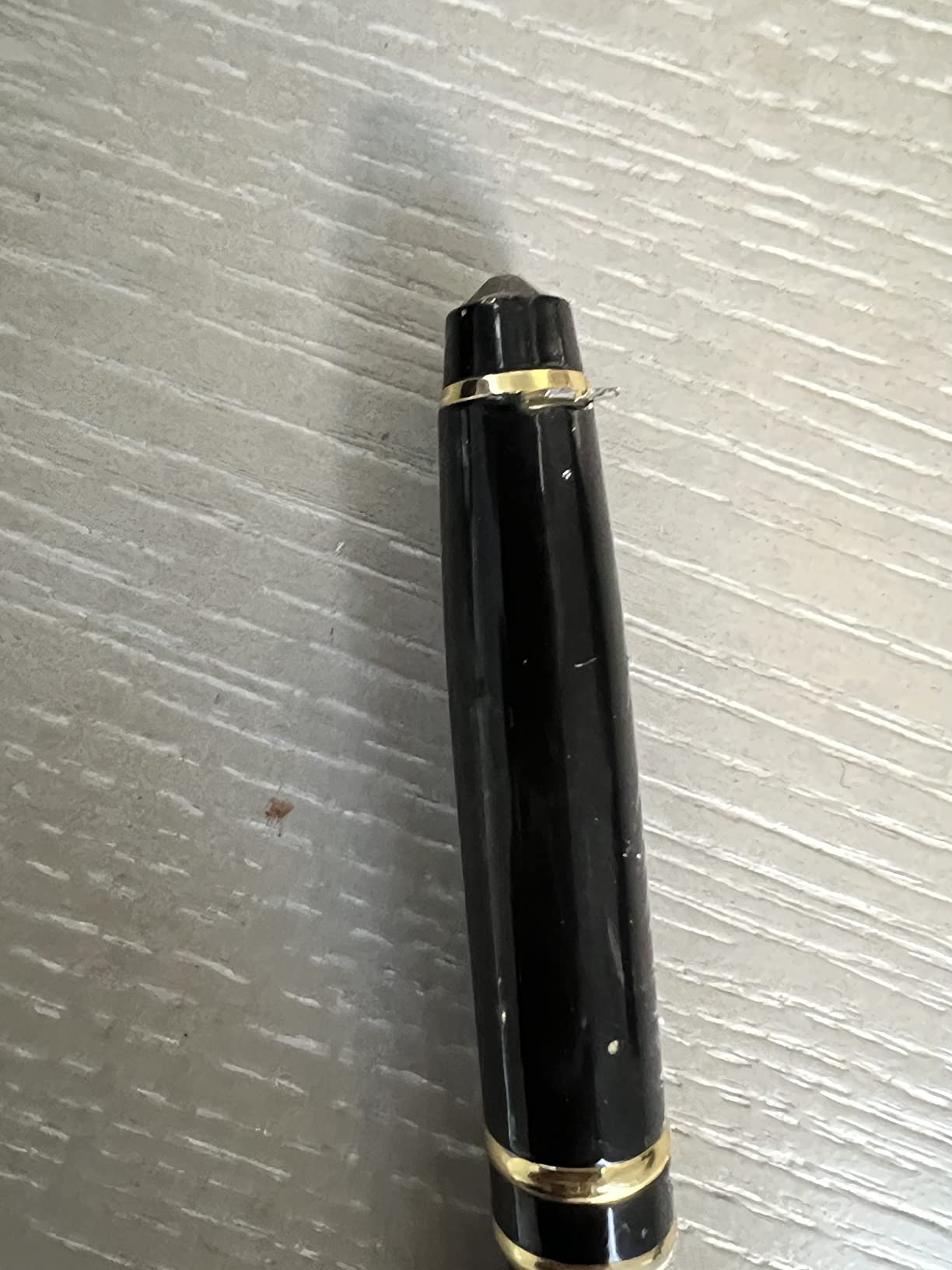 Custom Engraved Executive Pen Gift Set - Personalized Brass Ballpoint Pen with Matching Paper Tool - Elegant Gift Box (Black) customer photo 1
