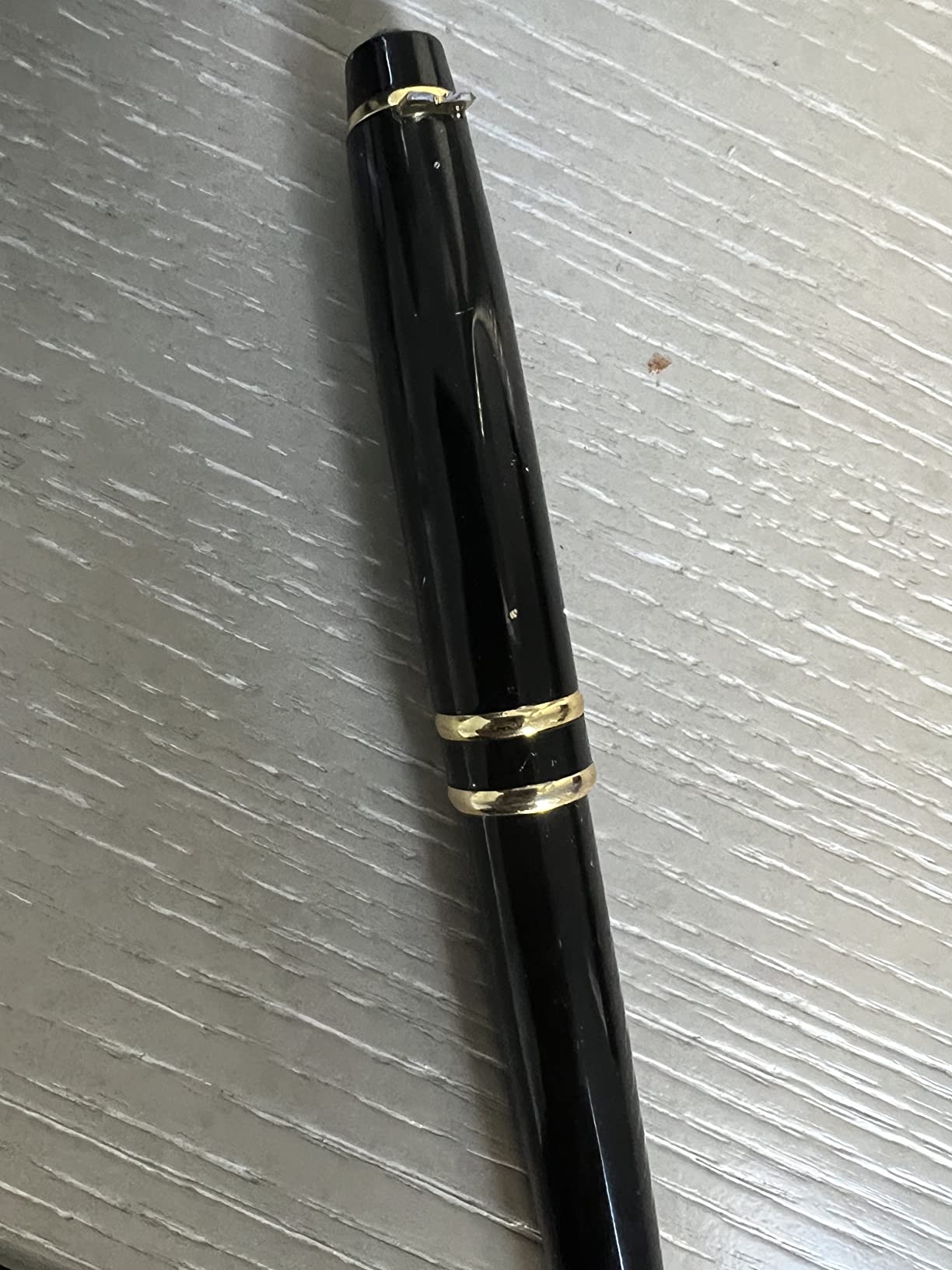 Custom Engraved Executive Pen Gift Set - Personalized Brass Ballpoint Pen with Matching Paper Tool - Elegant Gift Box (Black) customer photo 2