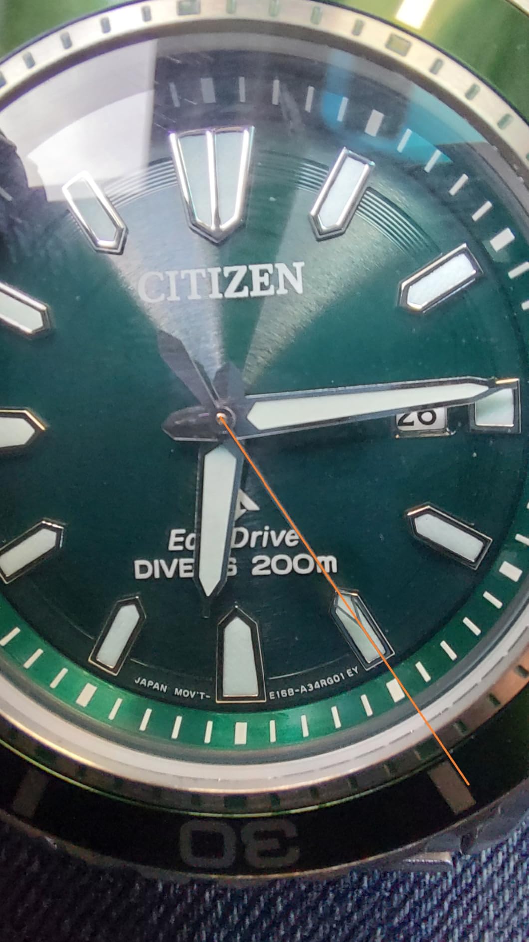 Citizen Men's Promaster Sea Eco-Drive Stainless Steel Watch, 3-Hand Date, One-Way Rotating Bezel, ISO Compliant customer photo 2