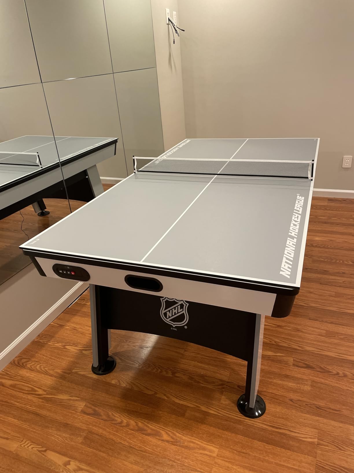 EastPoint NHL Power Play Air Hockey Table w/ Table Tennis Top, LED Scoring, Stadium Sounds, Light-Up Corners, Complete Set customer photo 1