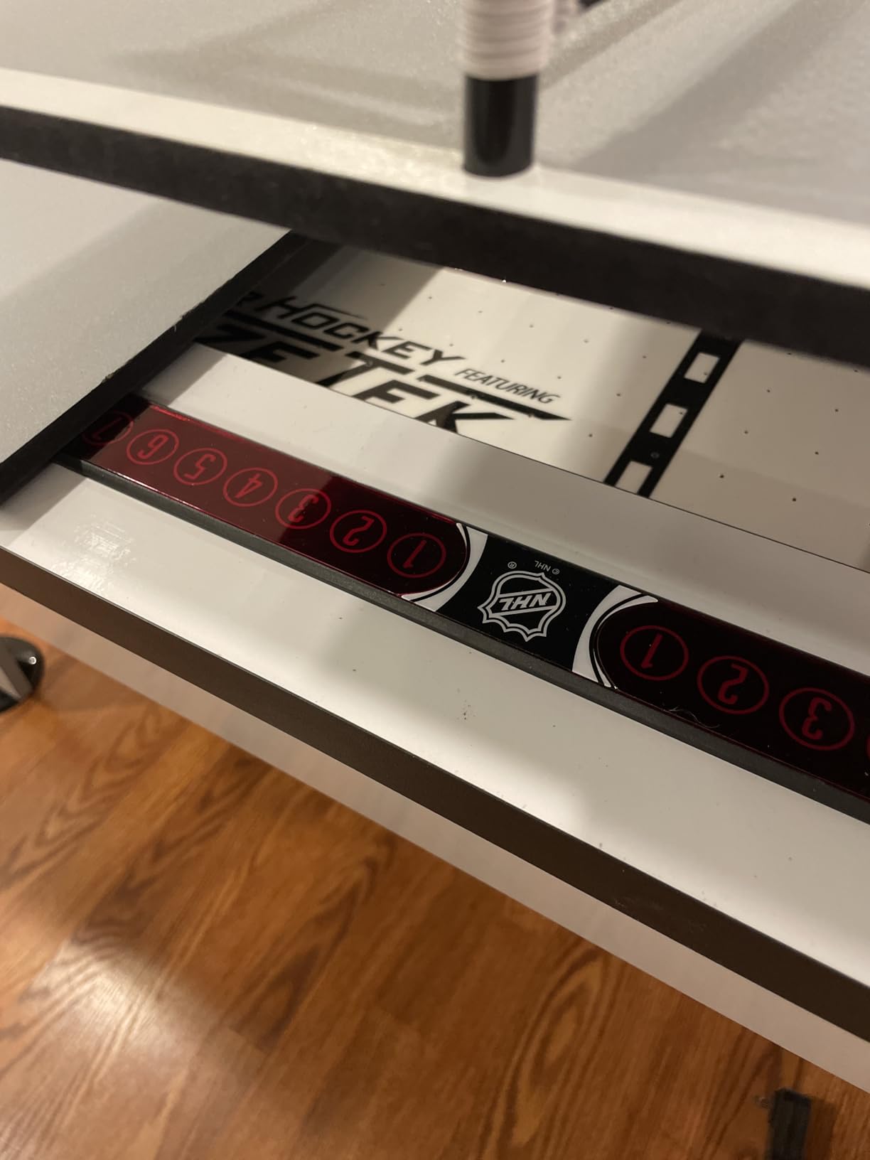 EastPoint NHL Power Play Air Hockey Table w/ Table Tennis Top, LED Scoring, Stadium Sounds, Light-Up Corners, Complete Set customer photo 2
