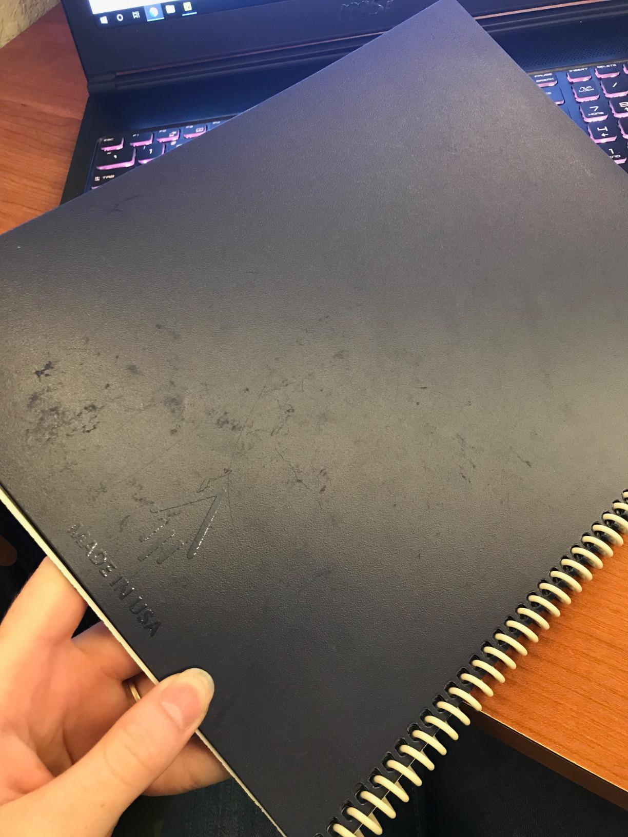 Rocketbook Core Reusable Spiral Notebook, Letter Size 8.5x11, Black - Dotted Pages, App-Connected, Erasable, Durable Cover, Ideal for School, Work, and Creative Projects customer photo 1