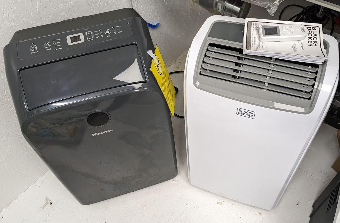 BLACK+DECKER Smart Portable Air Conditioner with Heat, 12,000 BTU (8,350 BTU SACC) Cooling, 10,500 BTU Heating for Rooms up to 550 Sq. Ft., Follow Me Remote, BPACT12HWT, White customer photo 1