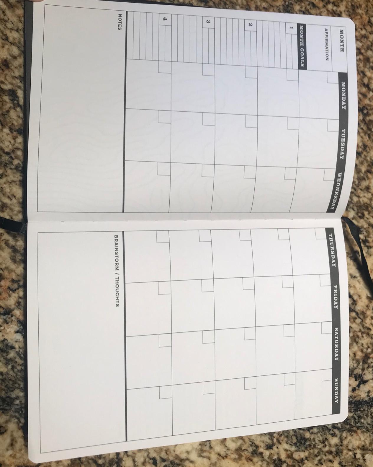 Pro Undated Daily Planner - Small A5 - Achieve Goals & Increase Productivity - Weekly, Monthly, Work Sections, Organizer Diary with Back Pocket, 3 Satin Bookmarks & Pen Holder customer photo 1